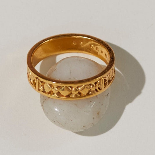 Mini Signature Ring - Gold